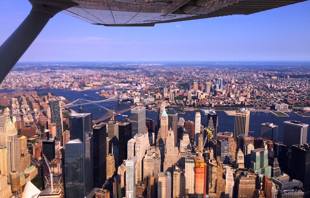 Bird's eye view of New York City - Dianie